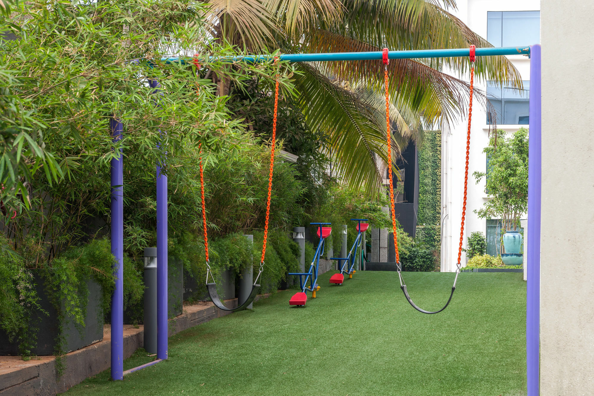 Hyatt Centric Candolim Goa Kültér fotó Playground at the school