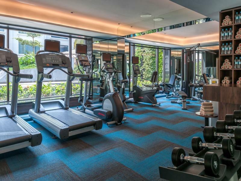 Hyatt Centric Candolim Goa Kültér fotó The gym at the hotel
